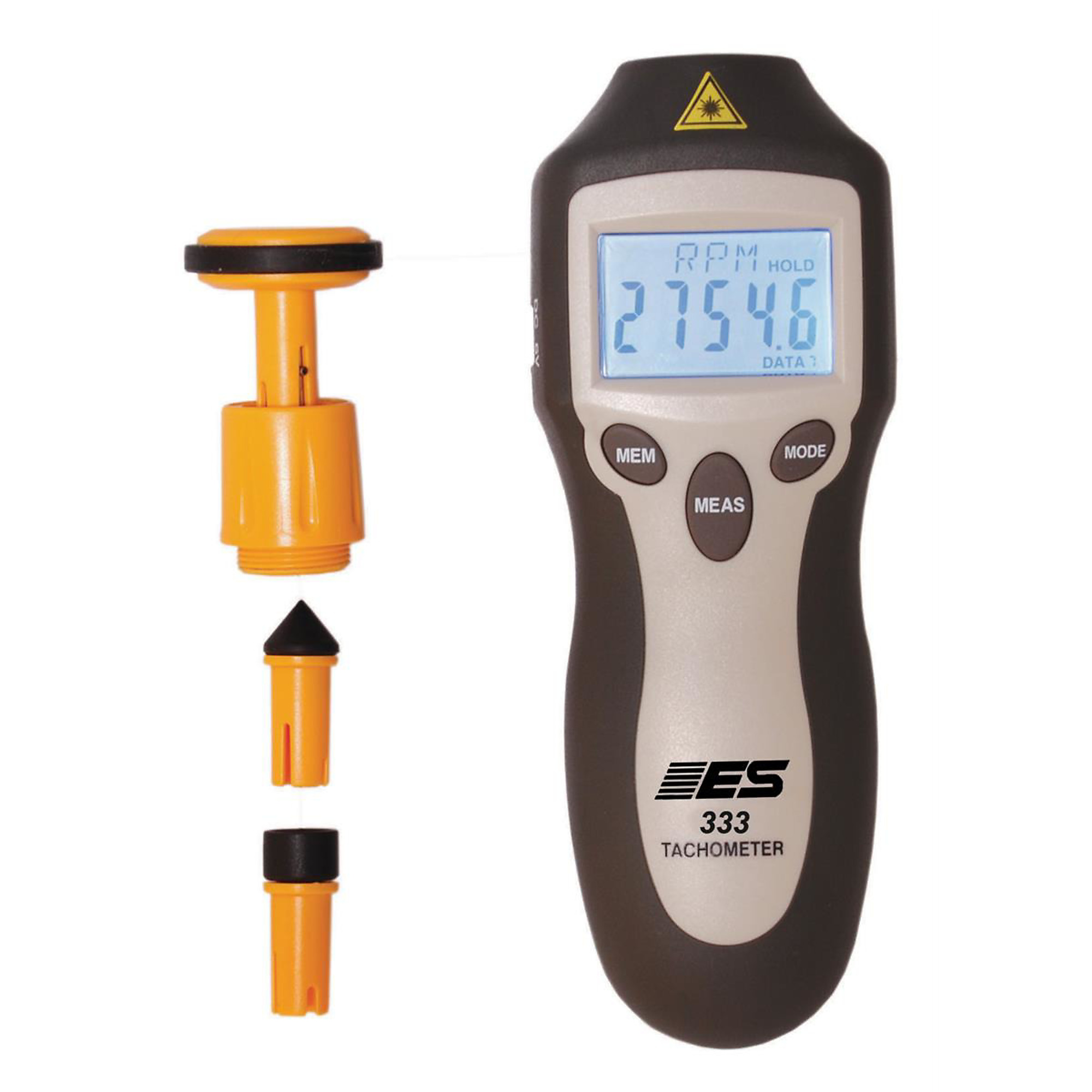 Electronic Specialties Laser Tachometer with Accessories, Model# ESI333